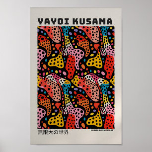 Yayoi Kusama Poster - Abstrakte Yayoi Kusama