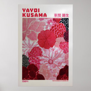 Yayoi Kusama Poster - Yayoi Kusama Inspiriert Pink