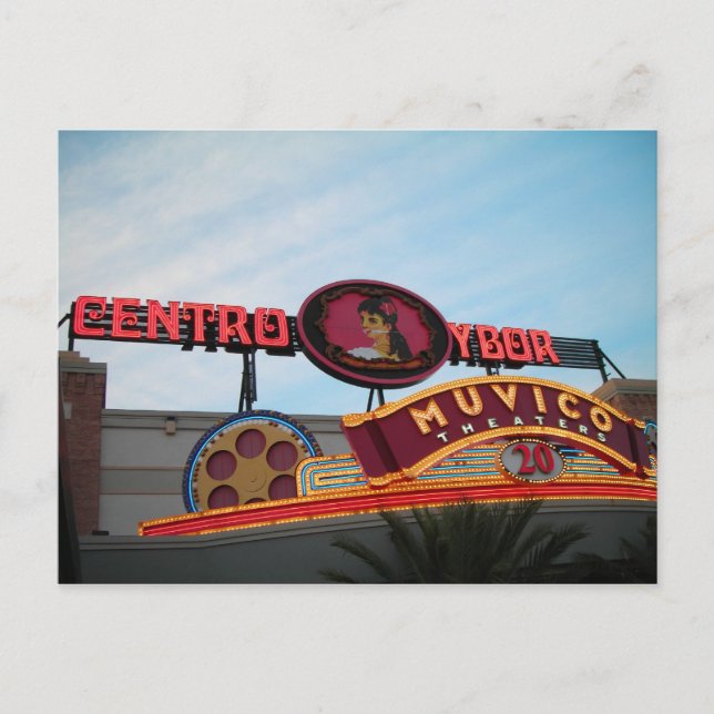 Ybor City, Florida Postkarte (Vorderseite)