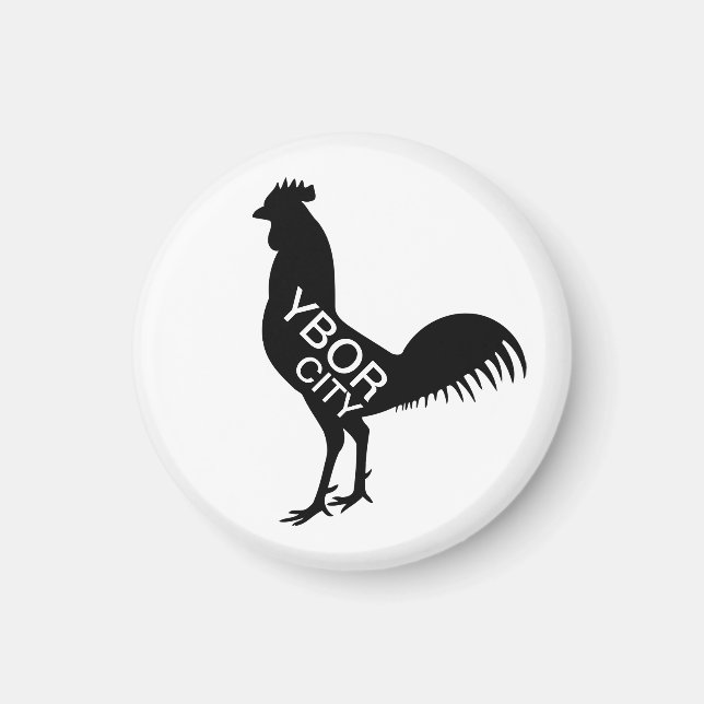 Ybor City Rooster Magnet (Vorne)