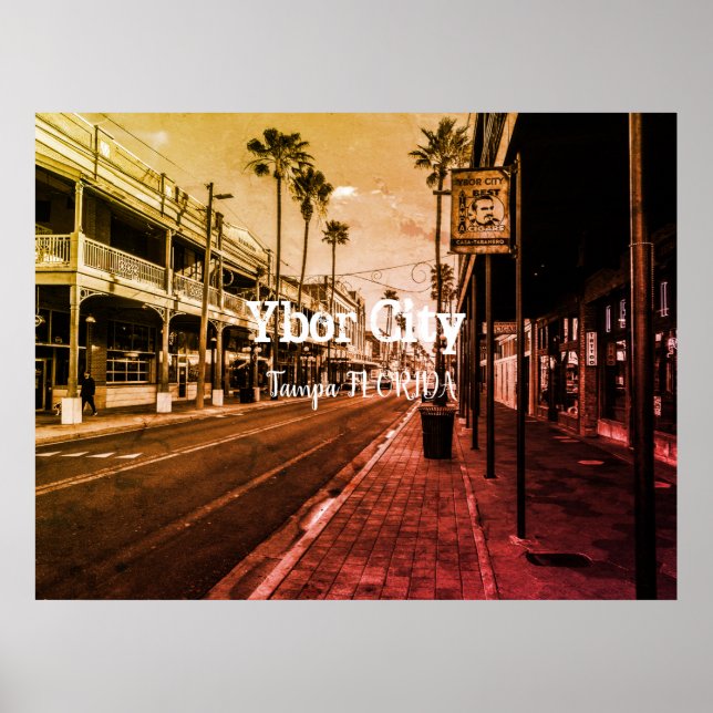 Ybor City, Tampa FLORIDA Poster (Vorne)