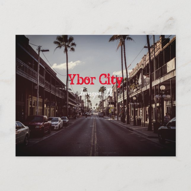 Ybor City, Tampa FLORIDA Postkarte (Vorderseite)