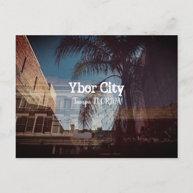 Ybor City, Tampa FLORIDA Postkarte (Vorderseite)