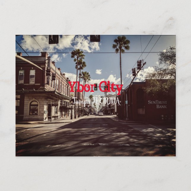 Ybor City, Tampa FLORIDA Postkarte (Vorderseite)