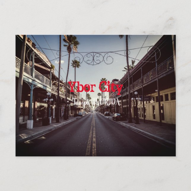 Ybor City, Tampa FLORIDA  Postkarte (Vorderseite)