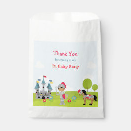 Ye African American Knight Birthday Party Geschenktütchen