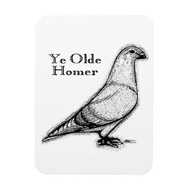 Ye Olde Homer Magnet (Vertikal)