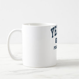 Yeadon Pennsylvania PA Vintag Sports Design Navy Kaffeetasse