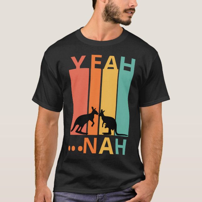 Yeah Nah - Australische Redewendungen - Funny Aust T-Shirt (Vorderseite)