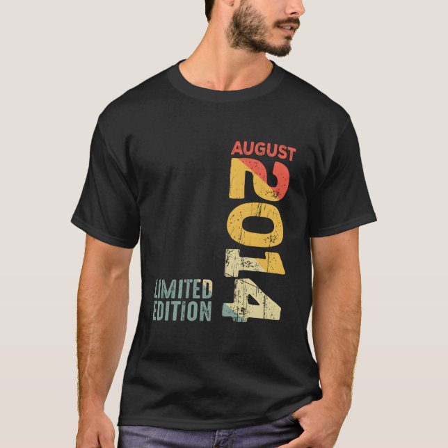 Year 2014 August 2014 2014 2014 Since 2014 T-Shirt (Vorderseite)