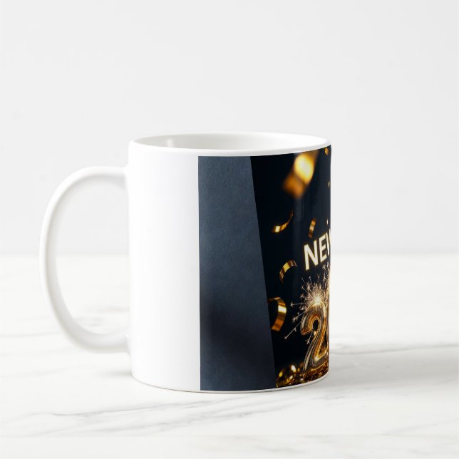 Year 2026 – Fresh Start, New Hopes Greet Kaffeetasse (Links)