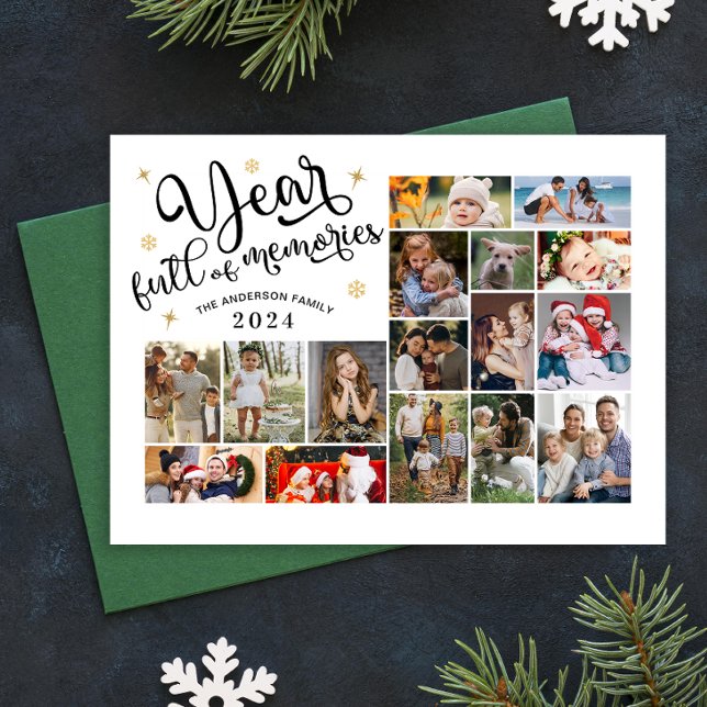 Year Full of Memories Photo Collage Year In Review (Von Creator hochgeladen)