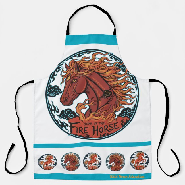Year of the Fire Horse Schürze (Vorderseite)