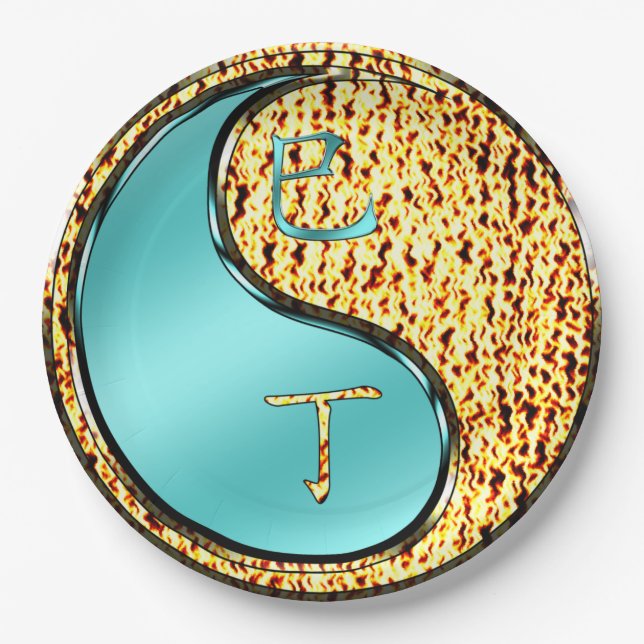 Year of the Fire Snake Pappteller (Vorderseite)
