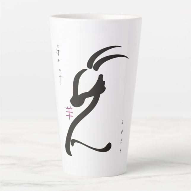 Year of the Goat 2027 Milchtasse (Vorderseite)
