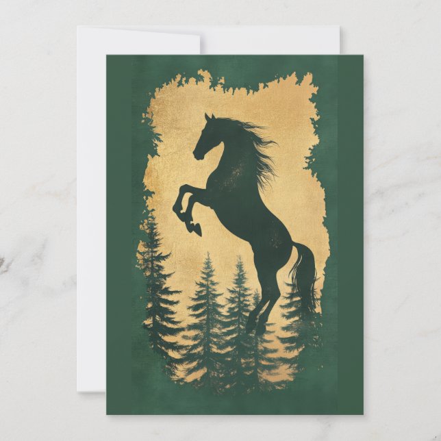 Year of the Horse 2026 Invitation Einladung (Vorderseite)