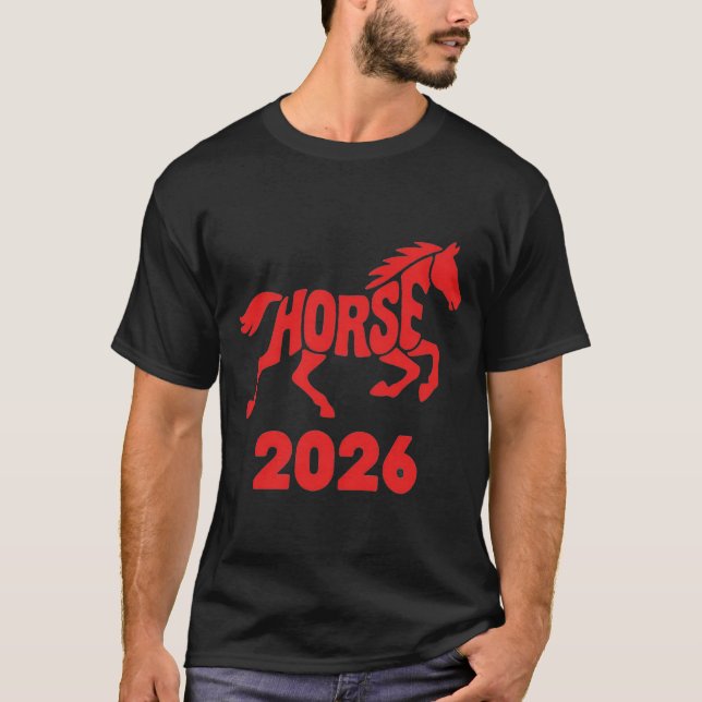 Year of the Horse 2026 T-Shirt (Vorderseite)