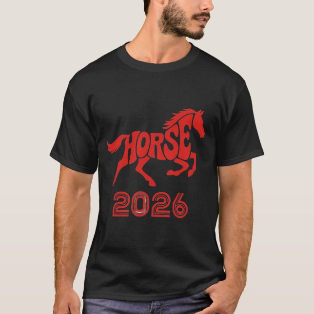 Year of the Horse 2026 T-Shirt (Vorderseite)
