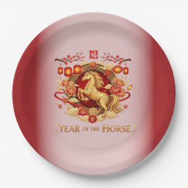 Year of the Horse New Years Eve Party Pappteller