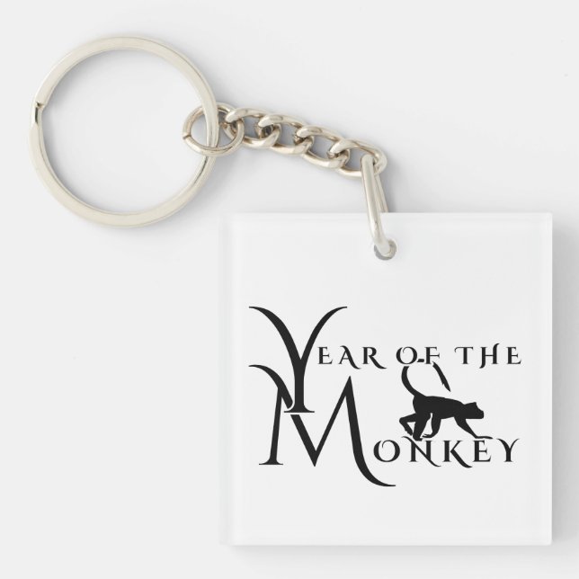 Year of the Monkey Schlüsselanhänger (Vorderseite)