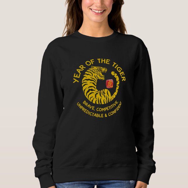 Year of the Tiger 2022 Happy Chinese New Year Sweatshirt (Vorderseite)