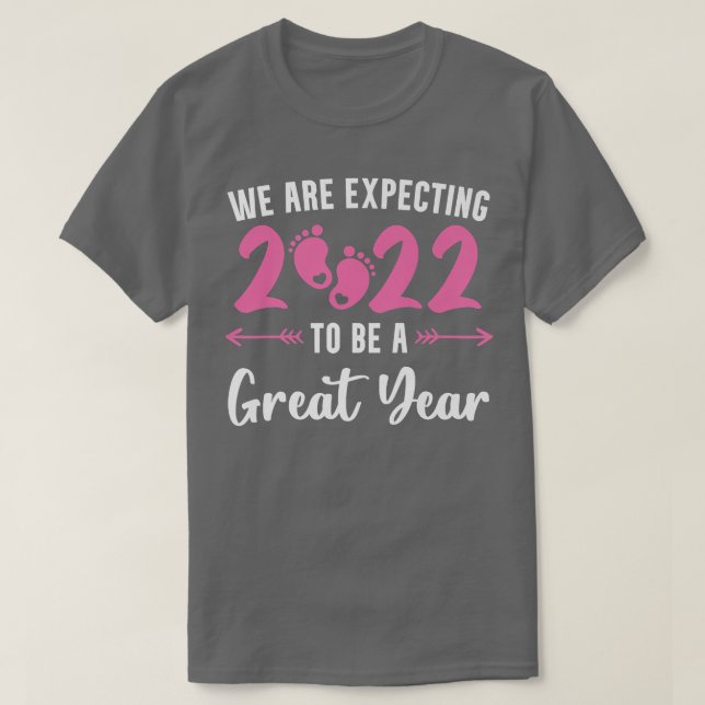 Year Preview 2022 Pregnancy Baby  T-Shirt (Design vorne)