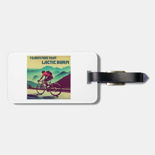 Yearn für dieses laktische Brennen Radfahren Gepäckanhänger (Rückseite horizontal)