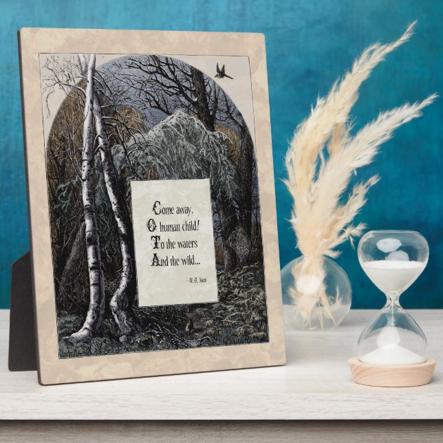 Yeats "L'Enfant Volé" Plaque Victorienne 8x10 Art (Côté)