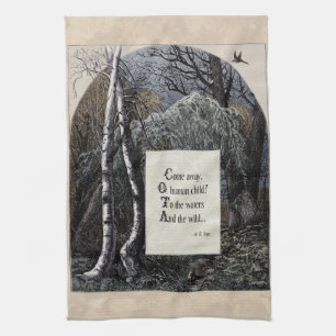 Yeats "L'Enfant Volé" Serviette Victorienne À Thé