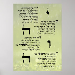 Yedid Nefesh Plakat