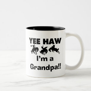 Yee Haw bin ich ein Großvater-T - Shirts und Zweifarbige Tasse