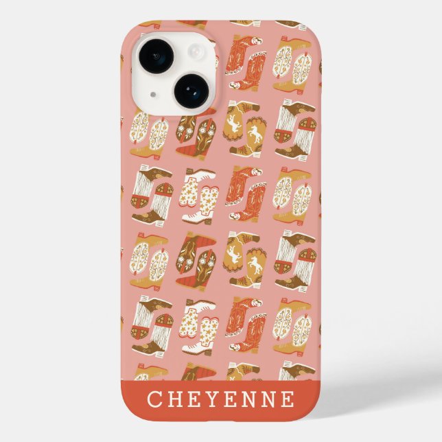 Yee Haw Cowgirl Boots Case-Mate iPhone Case (Rückseite)