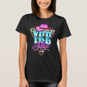 Yee Haw Howdy Rodeo Country Leopard Yeehaw Souther T-Shirt