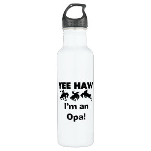 Yee Haw ich bin ein Opa-T - Shirt und Edelstahlflasche