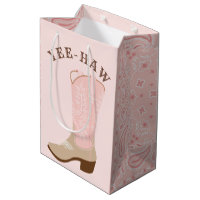 YEE-HAW Pink Cowgirl Boot
