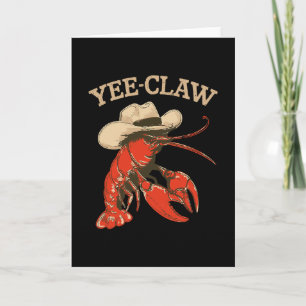 Yeeclaw Western Cowboy Flusskrebs-Kochfest Sommer- Karte