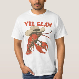 Yeeclaw Western Cowboy Krebs-Kochfest Sommer T-Shirt