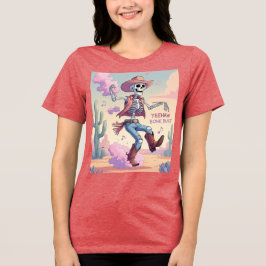Yeehaw Bone Dust – Kickin’ Up Fun in the Desert! Tri-Blend Shirt