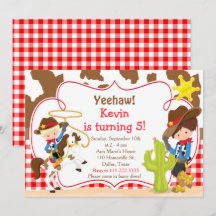 Yeehaw Cowboy Western Birthday Party