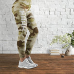 Yeet Army Green Camouflage Leggings<br><div class="desc">Ein elegantes, strukturiertes Tarnmuster mit dunklem und hellen Oliven als dominanten Farben und einem großen Yeet Logo. Erste Veröffentlichung: 05.01.2023</div>