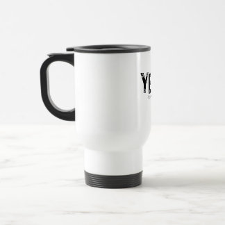 YEET Bold Grey Typography fixed bullets Design Reisebecher