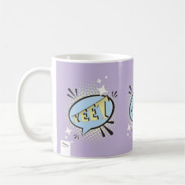 Yeet Comic Speech Bubble Funny Meme Kaffeetasse