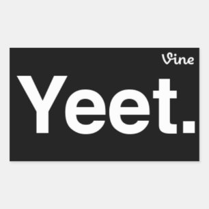 Yeet - Rebe-Aufkleber Rechteckiger Aufkleber