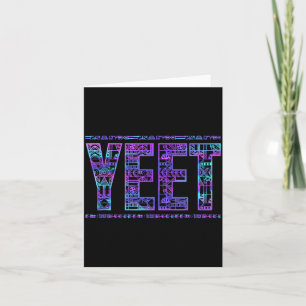 Yeet Stammesmuster Vintage Lustiger Spruch Meme Sl Karte