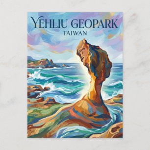 Yehliu Geopark Taiwan Postkarte