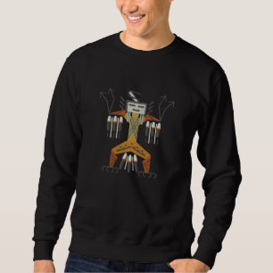 YeiBeiChei Besticktes Sweatshirt