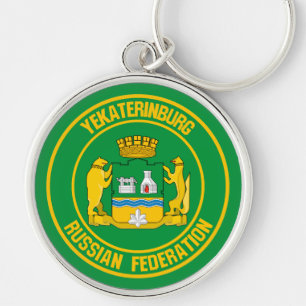 Yekaterinburg-RundEmblem Schlüsselanhänger