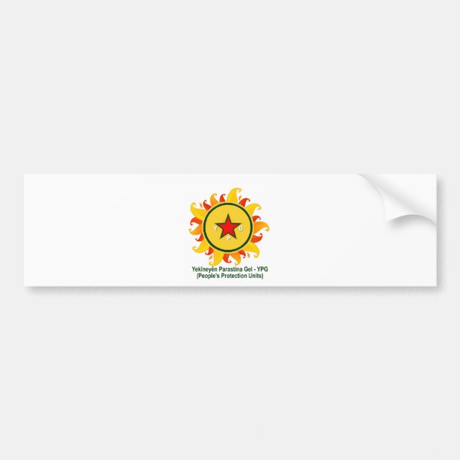 Yekîneyên Parastina Gel - YPG Autoaufkleber (Vorne)