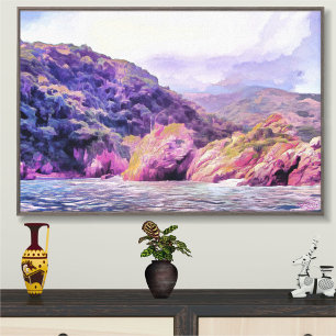Yelapa Küste bis Puerto 1620 Art Leinwanddruck