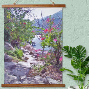 Yelapa Trail 821 Wandteppich Mit Holzrahmen